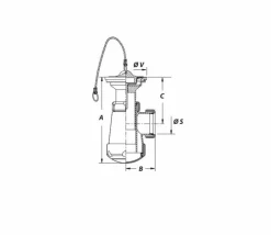 Sifón Botella Horizontal Lavabo/bidet 1½x63 Blanco Ø40mm Con Válvula Desagüe – S-84.004068 – Jimten