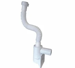 Sifón Botella Inferior Lavabo/bidet 1 1/4″ Flexible Blanco Ø40mm – 2000000100 – Stillö