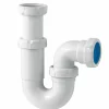 Sifón P Horizontal Lavabo/bidet 1¼/1½/1¼x1½ Blanco Ø40mm – S-31 – Jimten