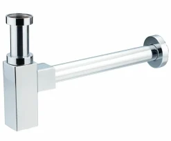 Sifón Telescópico De Lavabo Cuadrado, 1Ó1/4 Latón Cromado – 40S010125 – AQG