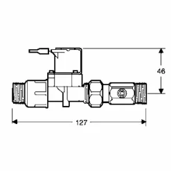 Sistemas Autocontrol Accionamiento Mediante Sensor. PRESTO Electroválvula 1/2 Pulgada 12 V (m) – 85573 – Presto Iberica
