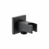 Soporte Cuadrado Mango Ducha Salida Agua Negro – SFR001/NG – Imex