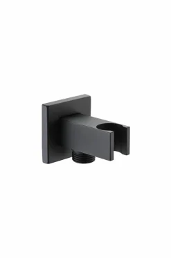 Soporte Cuadrado Mango Ducha Salida Agua Negro – SFR001/NG – Imex