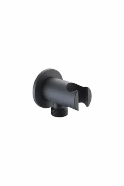 Soporte Redondo Mango Ducha Salida Agua Negro – SFD002/NG – Imex