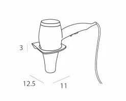 Soporte Secador – Cromo Modelo Combis – 2132002 – Manillons Torrent