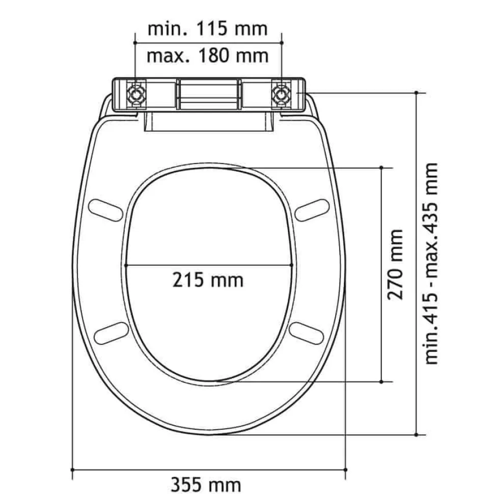 Tapa WC Tipo Victoria- Noah Blanca – Plastisan – 12901