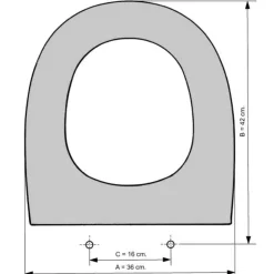 Tapa Y Asiento ABS Pergamón – Bacara – G5145022 – Gala