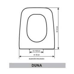 Tapa Y Asiento Fijo Pergamón – Duna – E54416370 – Gala