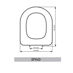 Tapa Y Asiento Stylo Blanco E54116 – Bellavista – Gala