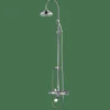 Termostática De Baño-ducha Con Columna Telescópica Cromo Estilo Premium Colección CLÁSICA 129190 – GRB Mixers