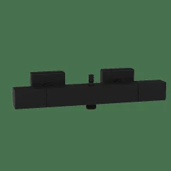 Termostática De Ducha Con Salida Superior Negro Estilo Premium Colección KALA 60455601 – GRB Mixers