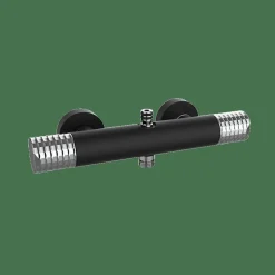 Termostática De Ducha Con Salida Superior Negro Estilo Premium Colección AURA 75435752 – GRB Mixers