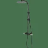 Termostática De Ducha Con Columna Negro Estilo Premium Colección AURA 75425752XL – GRB Mixers