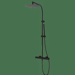 Termostática De Ducha Con Columna Negro Estilo Cool Colección COOL 90425902XL – GRB Mixers