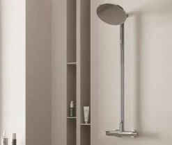 Termostática De Ducha Con Columna Gyro Cromo Estilo Hidro Colección PREMIER 50625500 – GRB Mixers