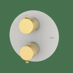 Termostática De Empotrar Blanco Estilo Premium Colección TIME 47130488 – GRB Mixers