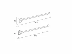 Toallero Abatible Adh. – Cromo Modelo Cristal – 5476002 – Manillons Torrent
