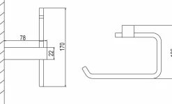Toallero Abierto Reversible Dynamique – 31DYN00401 – AQG