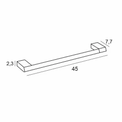 Toallero Barra 45 Cm – Marina – Manillons Torrent