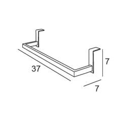 Toallero Barra Para Mueble – Manillons Torrent