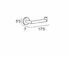 Toallero Bidet – Negro Mate Modelo Eco – 6512081 – Manillons Torrent