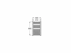 Toallero De Agua 500 X 800 Mm – Victoria – Roca – A815504000