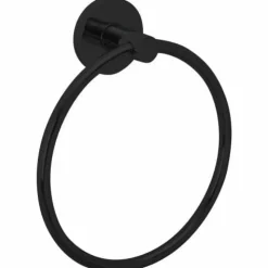 Toallero De Aro Color Negro Serie NIZA – 16860.N – Nofer