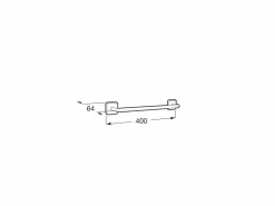Toallero De Lavabo 40 Cm (Posibilidad De Instalación Mediante Tornillería O Adhesivo) – Victoria – Roca – A816654001