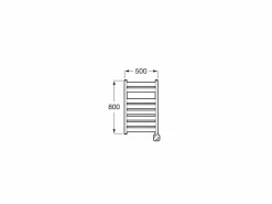 Toallero Eléctrico 500 X 800 Mm – Victoria – Roca – A815498000