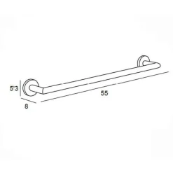 Toallero En Barra De 55 Cm – Eco – Manillons Torrent