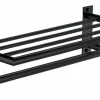 Toallero Repisa – Negro Mate. Modelo Eco – 6535081 – Manillons Torrent