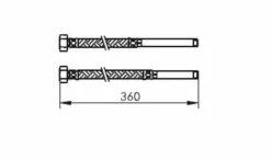 Tubo Flexible Rosca 10x100x3/8” (2 Unidades) – 9134801 – Tres Grifería